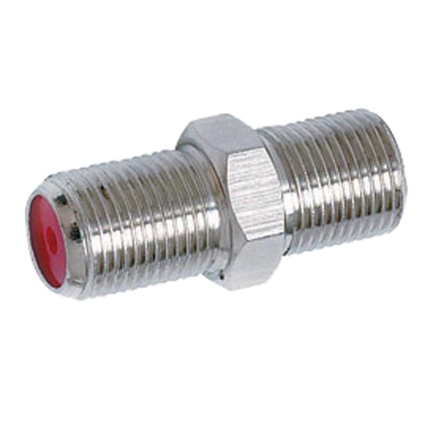 Quest Technology International F-81 (F-F) Inline Coupler, 75 Ohm - 1'', CaTV 1Ghz W/O Nut Washer CFS-0186 - main